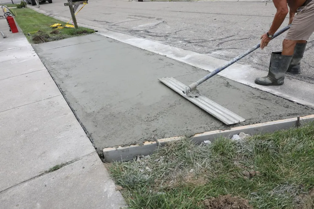 driveway resurfacing being performed in Golden Gate FL