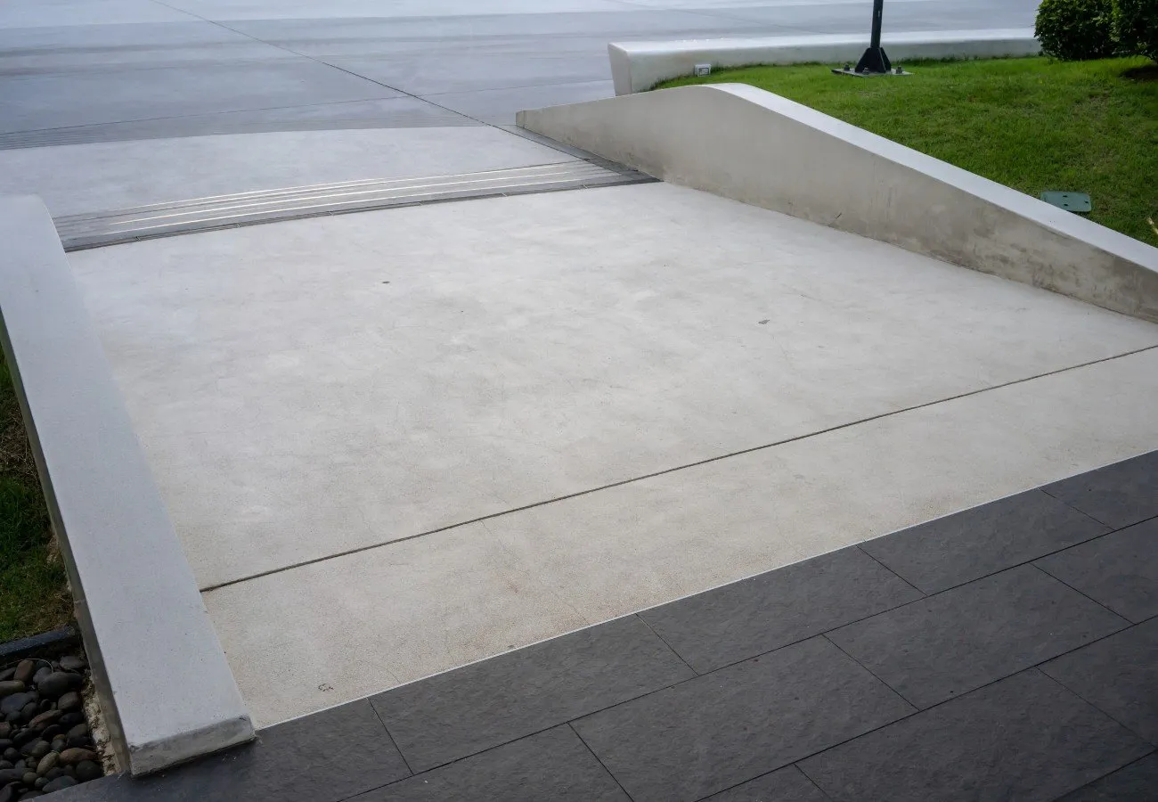 newly resurfaced driveway in Lely FL