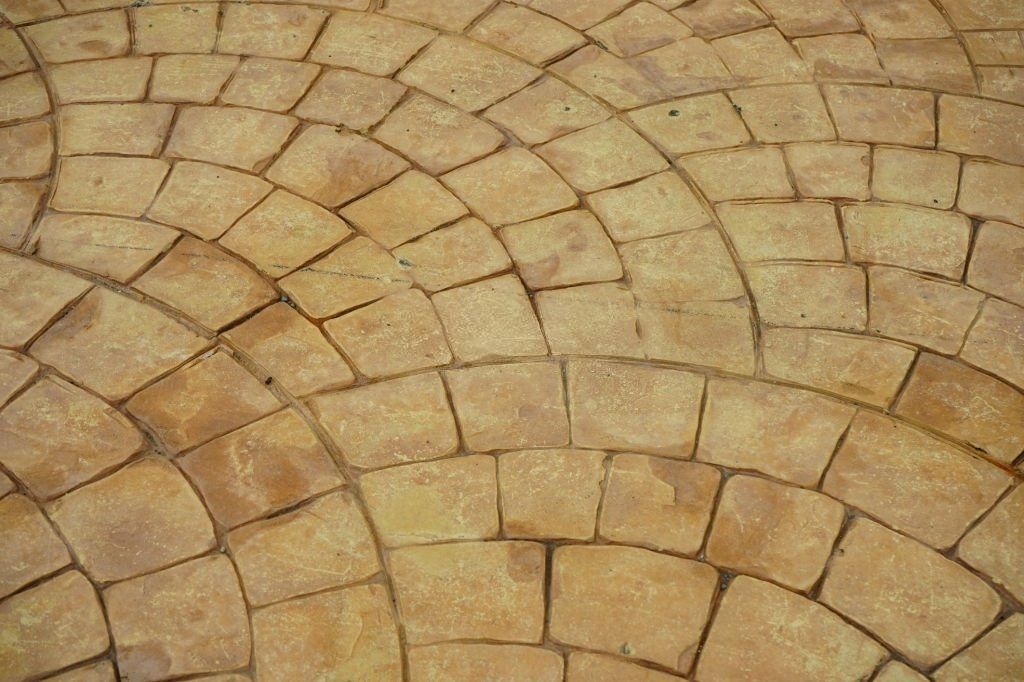 stamped concrete patio installed by Naples Concrete Solutions in Bonita Springs, FL