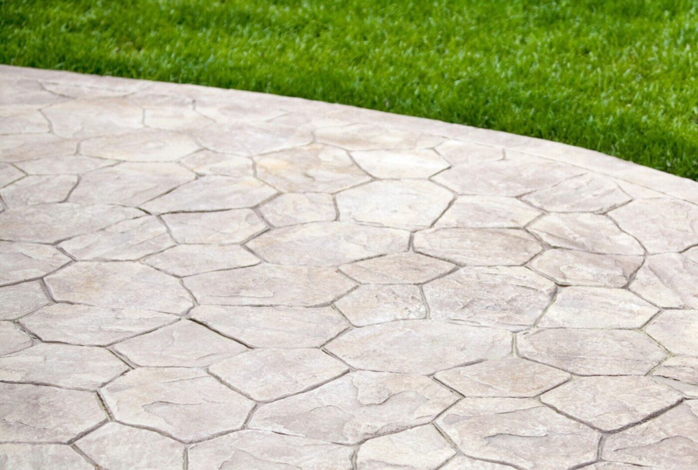 stamped concrete patio installed by Naples Concrete Solutions in Golden Gate FL