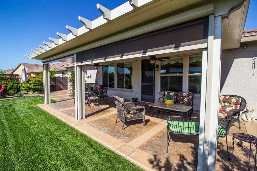 stamped concrete patio installed in Vineyards, FL by Naples Concrete Solutions